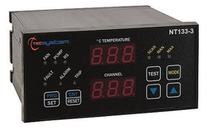 TECSYSTEM Temperature control of power oil and hermetic transformers NT133-3