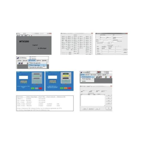 CHAUVIN ARNOUX HX0059B - MTX329X calibration software