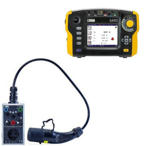 CHAUVIN ARNOUX - Multifunction kit for checking the safety of electrical systems EV PRO CA 6651 + C.A6117