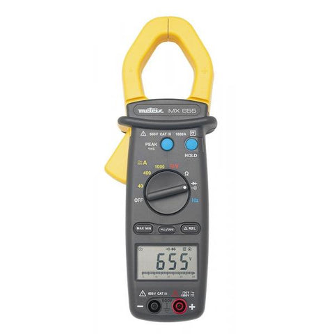 CHAUVIN ARNOUX MX0655-Z - MX 655 TRMS digital multimeter clamp 1.000A AC/DC
