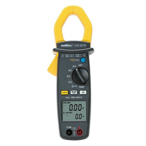 CHAUVIN ARNOUX MX0675 - MX 675 Two-display TRMS AC/DC multimeter clamp