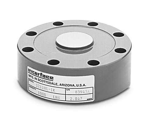 Interface 83943A 1200 Series Alloy Steel/Aluminum Compression Canister Load Cell / Celdas de carga / Células de carga