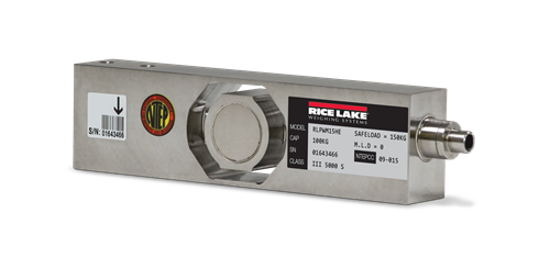 Rice Lake RLPWM15HE Stainless Steel, Single Point Load Cell / Celdas de carga / Células de carga
