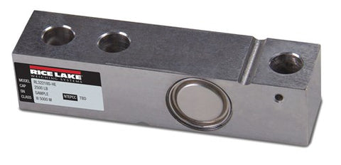 Rice Lake RL32218S-HE Stainless Steel, Single-ended Beam Load Cell / Celdas de carga / Células de carga