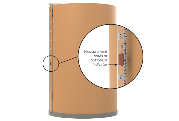 GEARENCH PETOL® Tank Safety Gauge (for Vertical Storage Tanks)
