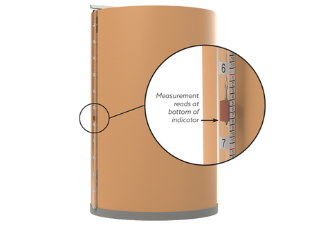 GEARENCH PETOL® Tank Safety Gauge (for Vertical Storage Tanks)