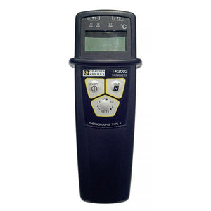 CHAUVIN ARNOUX P01653110 - TK 2002 IP65 differential digital thermometer with 2 K-thermocouple inputs