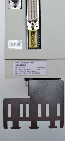 SIEMENS MASTERDRIVE 6SE7021-0EP70-Z (F01+G91+C43)