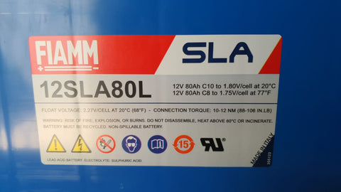 FIAMM 12SLA80L BATERIA MONOLITE